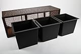 Pflanzkübel Polyrattan inkl. Einsätze 45x110x38 - 2