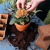 70 L Kokosblumenerde Quellerde – 5 kg Kokos Brikett - 8